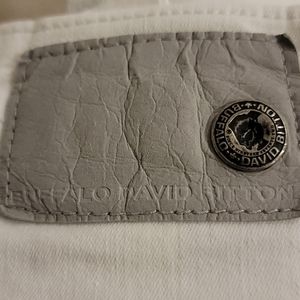 David Bitton Buffalo White Max-x Jeans 33x32